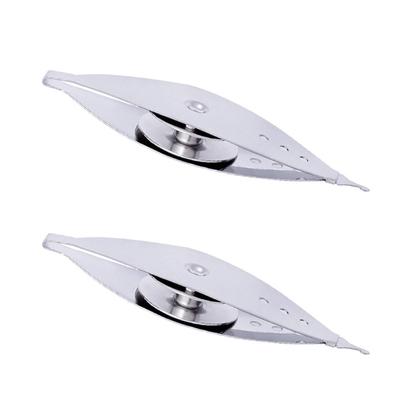 Упаковка из 2 прочных железных шпулек для шитья, аксессуар, подходящий к большинству машин для плавного ткачества