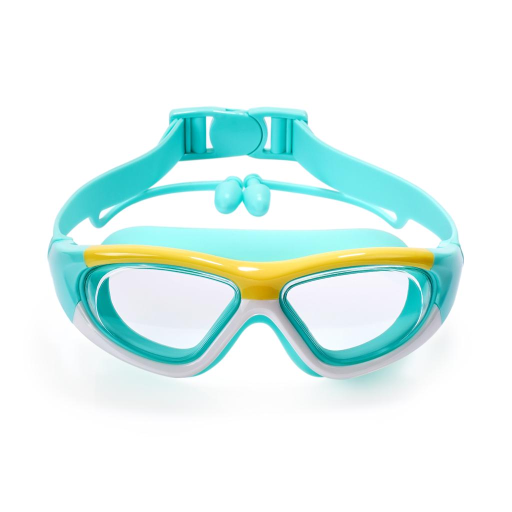 High-definition Kidsren's Swimming Goggles For Boys And Girls Anti-fog Swimming Goggles Large-frame Goggles Comfortable Silic