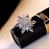 Christmas Snowflake Rhinestone Women Brooch Pins Fashion Accessories Zircon Brooches Women Jewelry