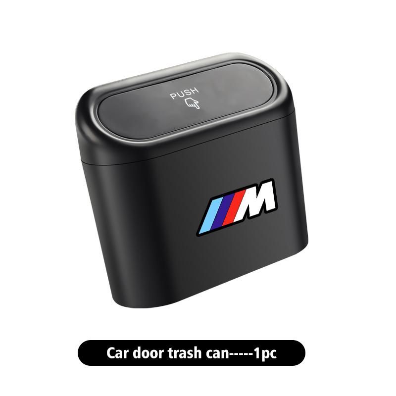 KHQB5 For BMW Car Hanging Trash Bin Pressing Storage Box Auto Accessories X1 X2 X3 X4 X5 X6 X7 G20 G30 6GT E46 E90 E60 F10 E39