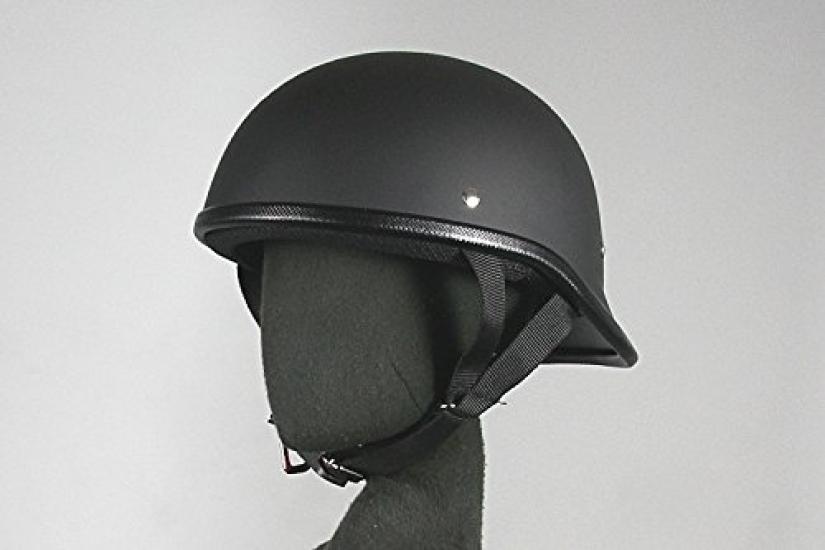 Центр велозапчастей Шлем Полудлинный Утиный хвост Матовый черный Свободный размер Окружность 722205 (Голова 57см~60см)