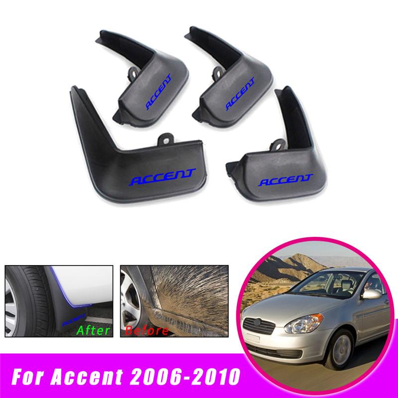 Брызговики для Hyundai Accent Sedan 2006-2010, брызговики для крыльев, брызговики, автомобильные аксессуары