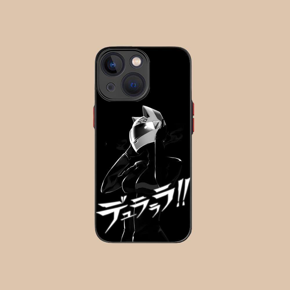 Anime Durarara Phone Case for iPhone 17 16 15 14 13 12 11 X XR XS Air Pro Max Plus Mini Skin Feel Cover