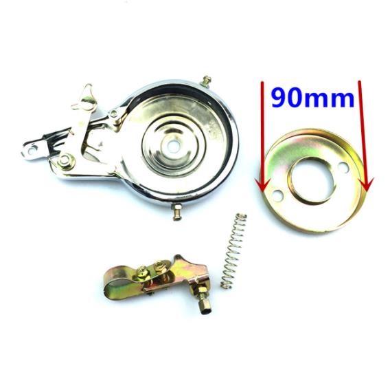 A Bicycle Brake Drum Brake Up Hold Brake Shaft Rear Axle Electric Car Brake Pads Universal
