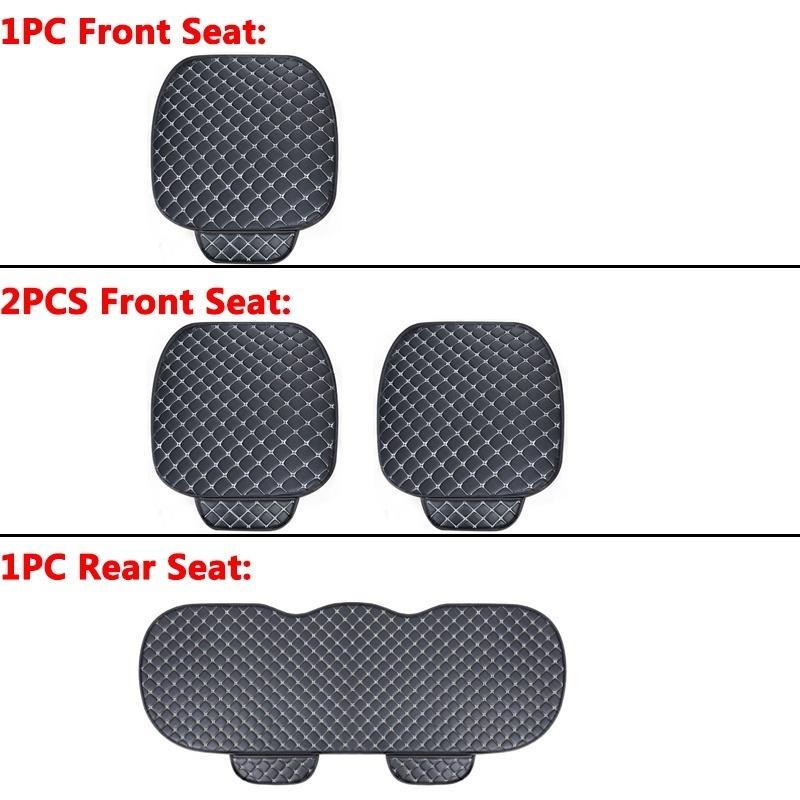 Чехлы на автомобильные сиденья из искусственной кожи, чехлы на автомобильные сиденья, четыре сезона, внутренняя подушка для сидений, универсальная защита, коврики для стульев, аксессуары