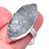 Natural Aquamarine Rough Gemstone 925 Solid Sterling Silver Gift Ring S.9 T9j12