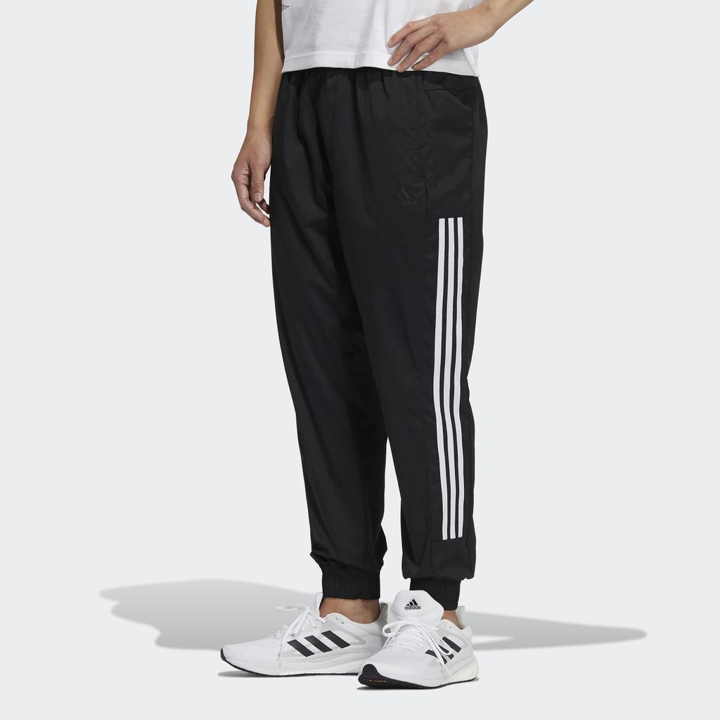 Adidas Летние брюки с ткаными манжетами, мужские брюки, черные HD0351