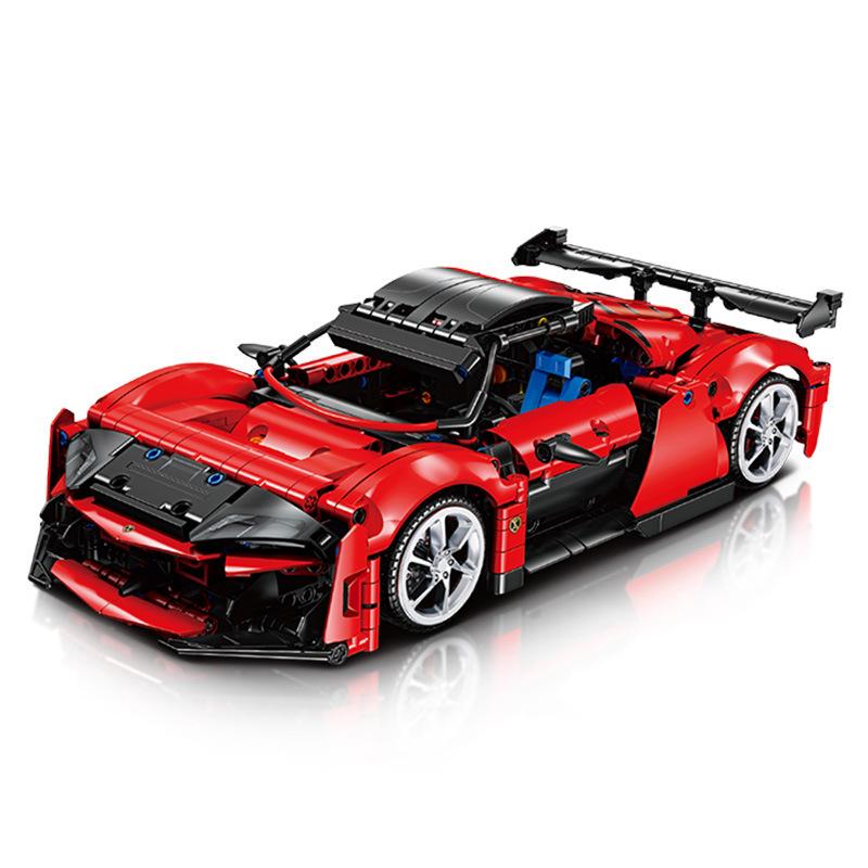 Креативные MOC Технический Автомобиль Скорость Суперкар Спортивный Автомобиль Строительные Блоки Кирпичи Наборы Украшение Diy Конструктор Игрушки