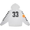 Nike Lab X Off-White Mercurial NRG X Hoodie White/Total Orange Men Tops AA3257-100
