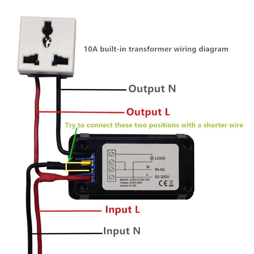 0-100A Temperature Humidity Meter Wattmeter Digital AC Voltmeter Power Current Energy Ammeter