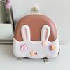 2024 Luminous Cartoon Rabbit Kids' Backpack - Cute Eggshell Design for Boys & Girls