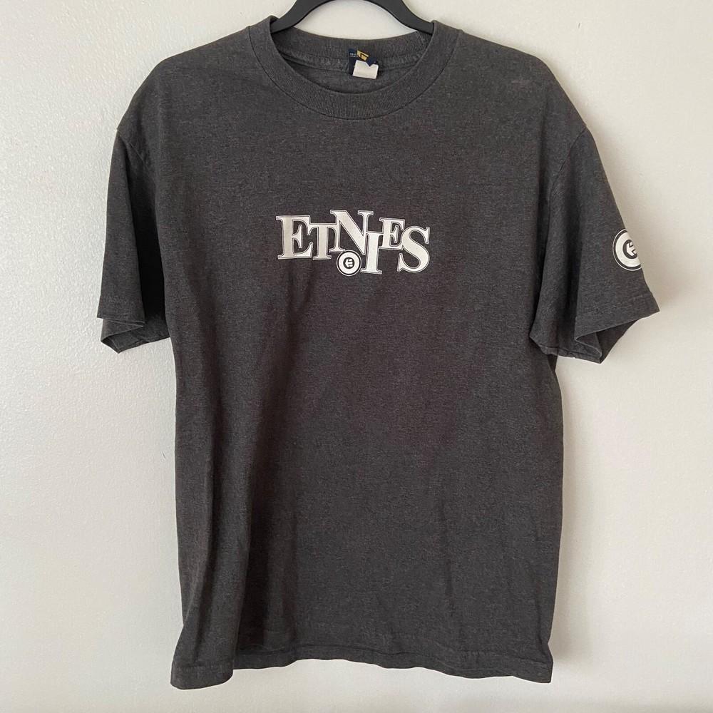 Винтажная мужская футболка Etnies размера L Обувь Скейтборд BMX Скейтбординг Логотип США Унисекс Футболка