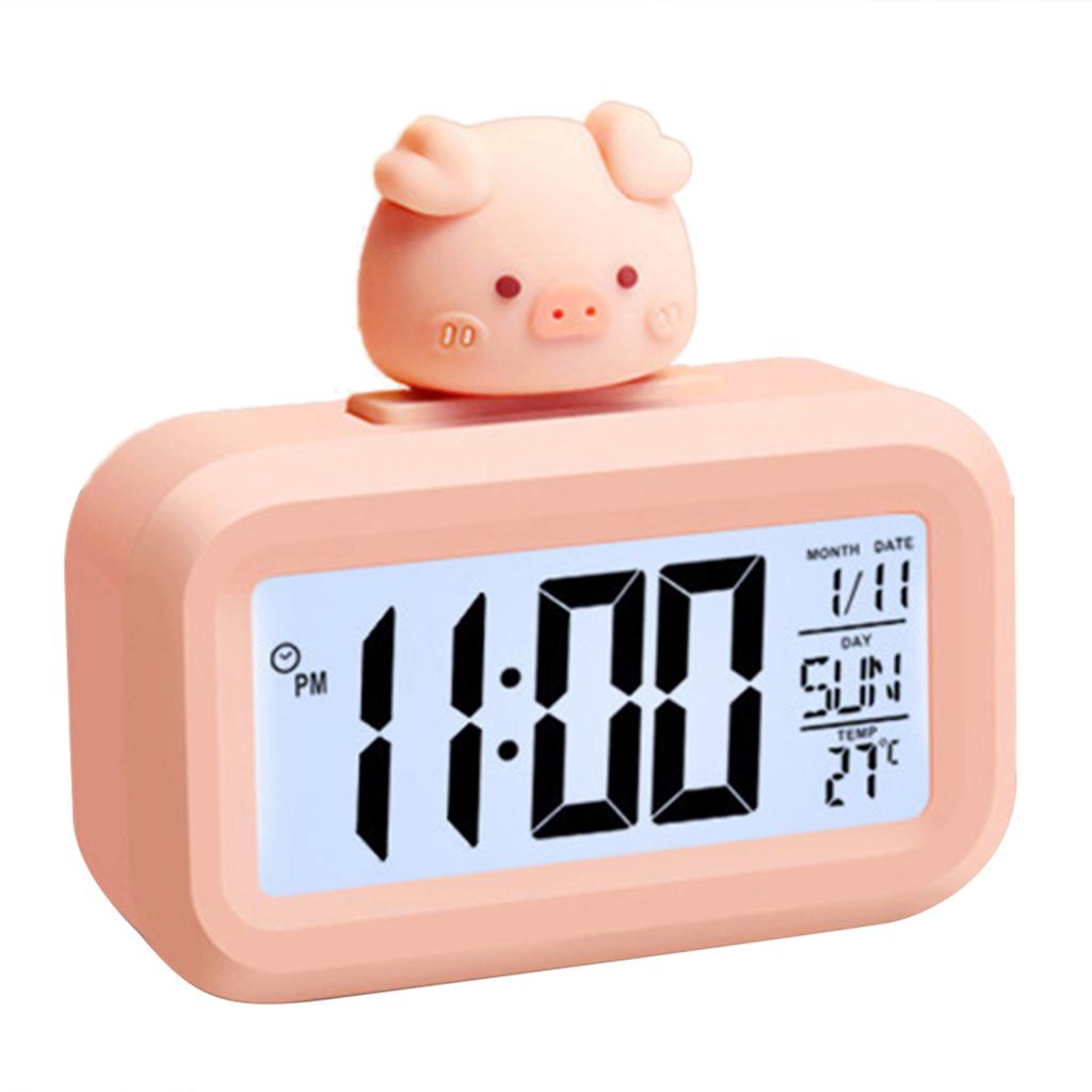Светодиодный дисплей студенческого будильника для спальни, учебного стола и офиса, надежный для управления временем и будильников