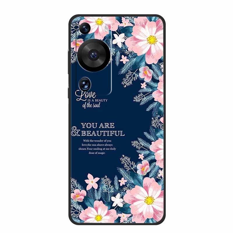 Чехол для Huawei P60 Pro Модный Защитный Мягкий Силиконовый Задний Чехол для Телефона для Huawei P60 Art HuaweiP60 Ударопрочный Цветной Корпус
