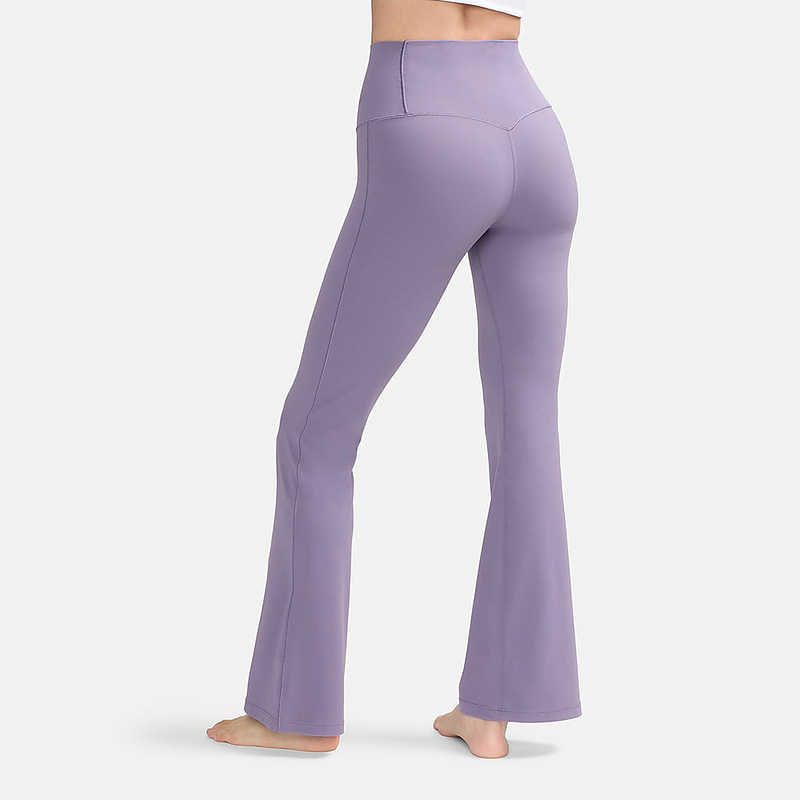 Nike High-Waist Slim Fit Flared Sports Pants Women Bottoms Purple FV7922-509