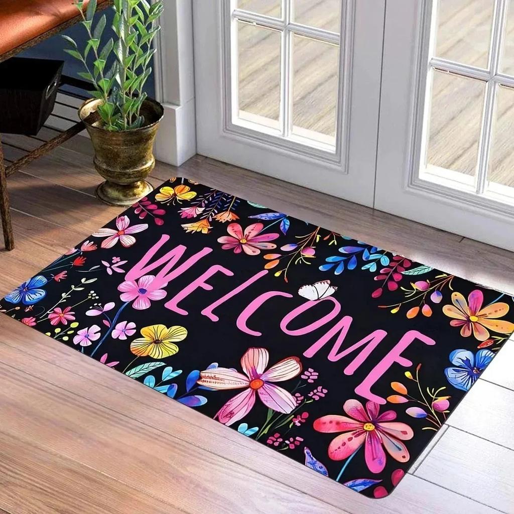 1 шт. Коврики для двери с рисунком кошек-пазлов, Кухонные коврики, Нескользящий поп-дизайн, Коврики для гостиной, Коврик для ванной, Ковер для дома, Декор для раковины, Прачечной