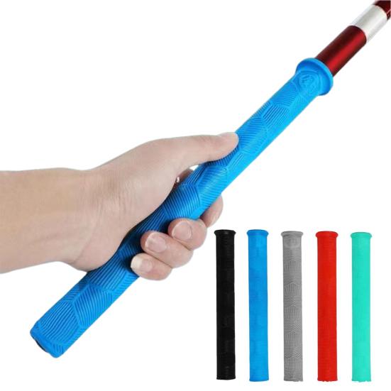 Силиконовый чехол для ручки удочки, нескользящий, легкий, защитный чехол для ручки удочки, универсальные принадлежности для рыбалки в пресной и соленой воде