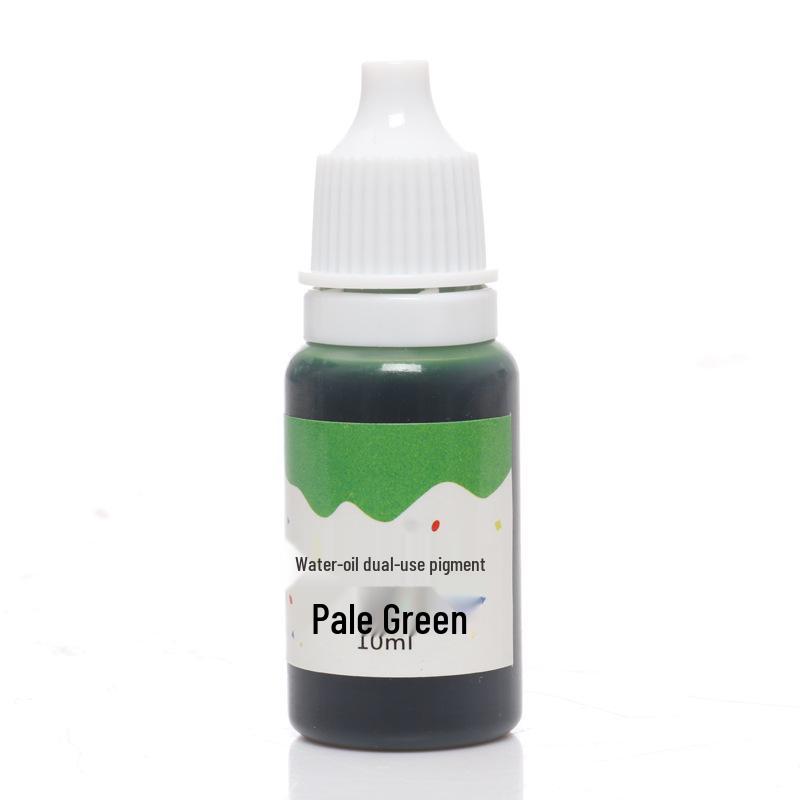 12-Color Dual-Use Oil-Water Pigments for Baking & DIY Soap/Lipstick, High Concentration, 10ml