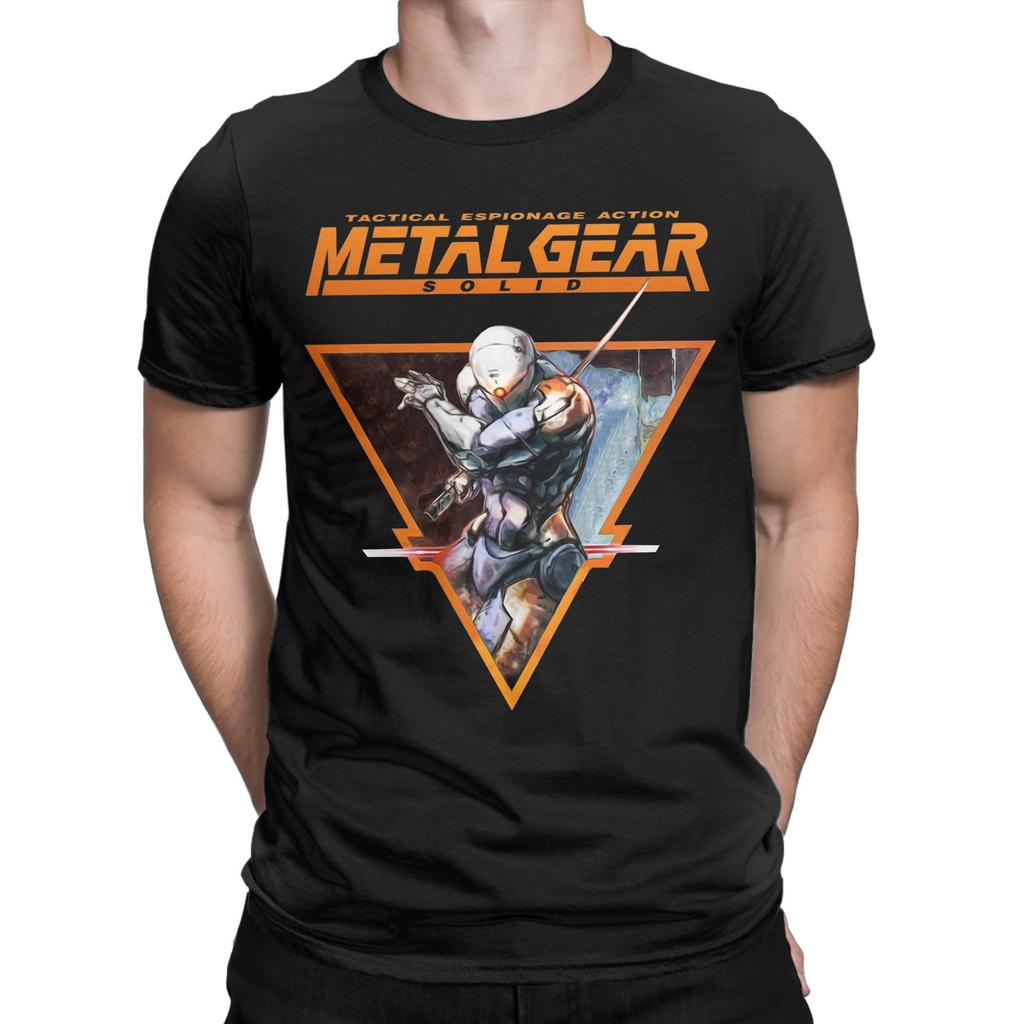 Metal Gear Solid Gray Fox T Shirts for Men 100% Cotton Funny T-Shirts Round Collar Tees Short Sleeve Clothing Plus Size