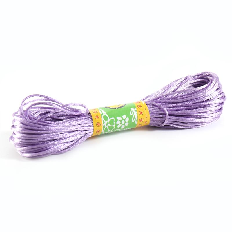 20m Nylon Cords Chinese Knot Woven Colorful Rope String Beads Thread For DIY Handmade Bracelet Jewelry Supplies Accessories