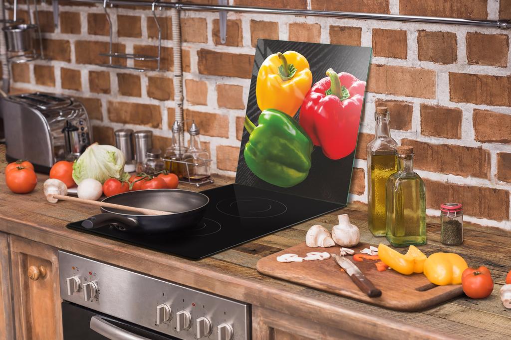 GLASS CUTTING BOARD 45x52 Pepper