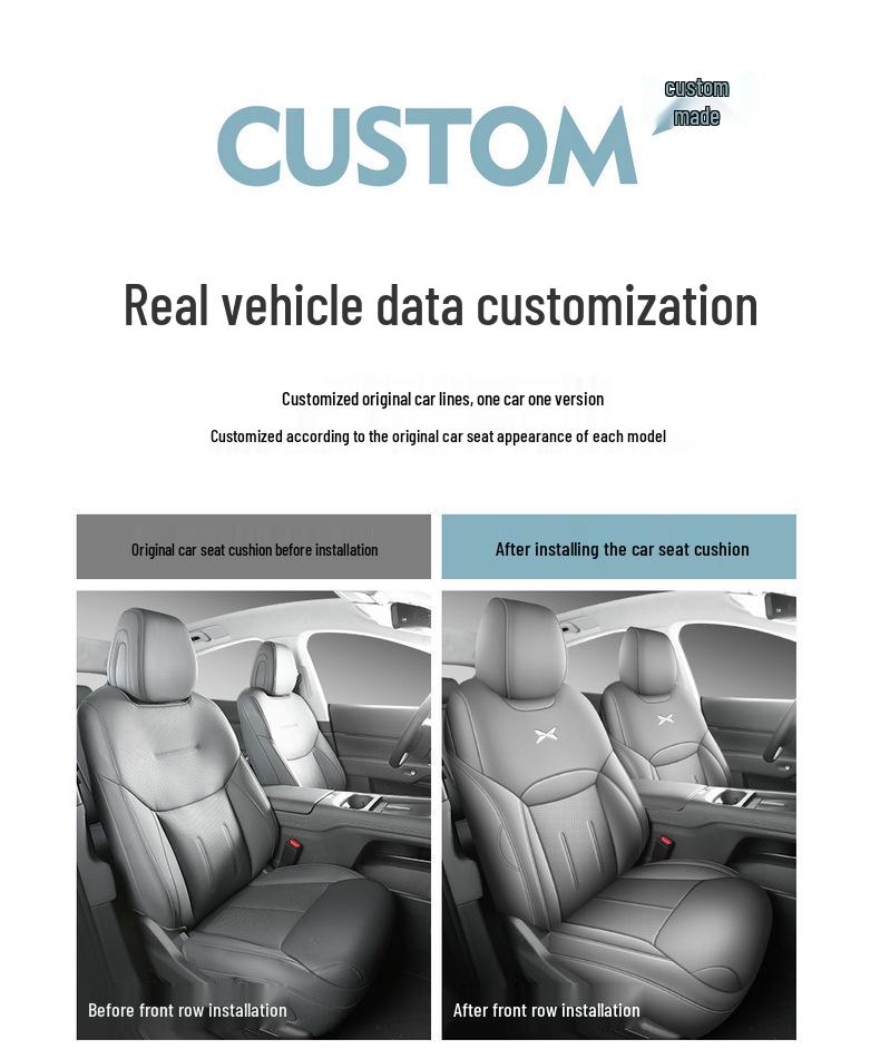 Xpeng G6 All-Season Breathable Seat Cover Protector (Universal Fit)