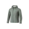 Fitness Series Letter Print Hooded Jacket Men Jacket Luo-Yan-Green AFDU093-2