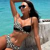 Women's Leopard Print Bikini - European & American Fashion Beachwear