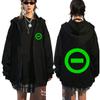 Type O Negative Logo Zip Up Hoodies Gothic Metal Rock Band Zipper Sweatshirts Men's Vintage Hip Hop Oversized Hoodie Coat Unisex