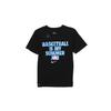 Alphabet Print Basketball T-Shirt Men Tops Black 923724-010