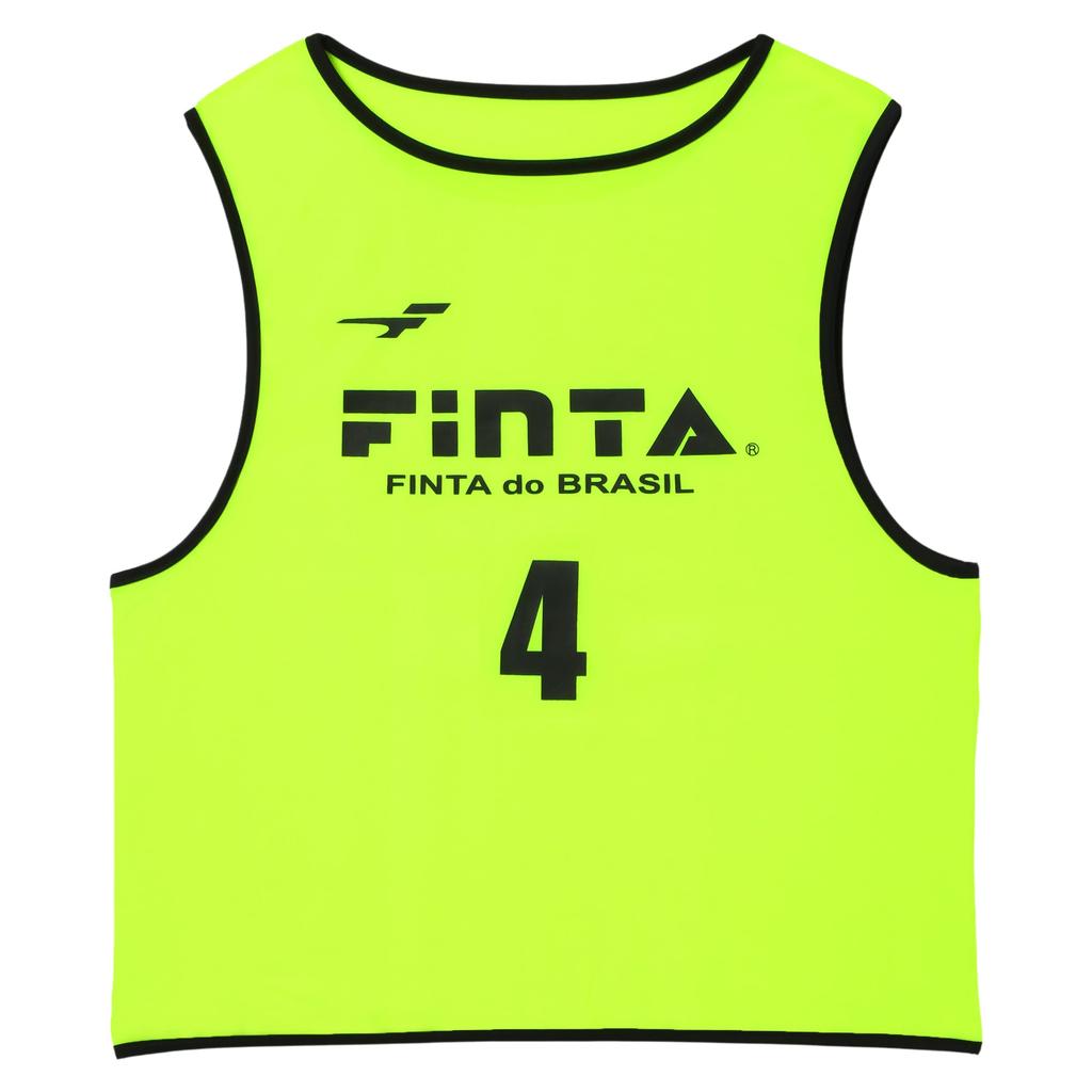 FINTA Soccer/Futsal Bibs for Juniors and Kids, Game Vest, 20-Piece Set, FT6557 (4100), Yellow