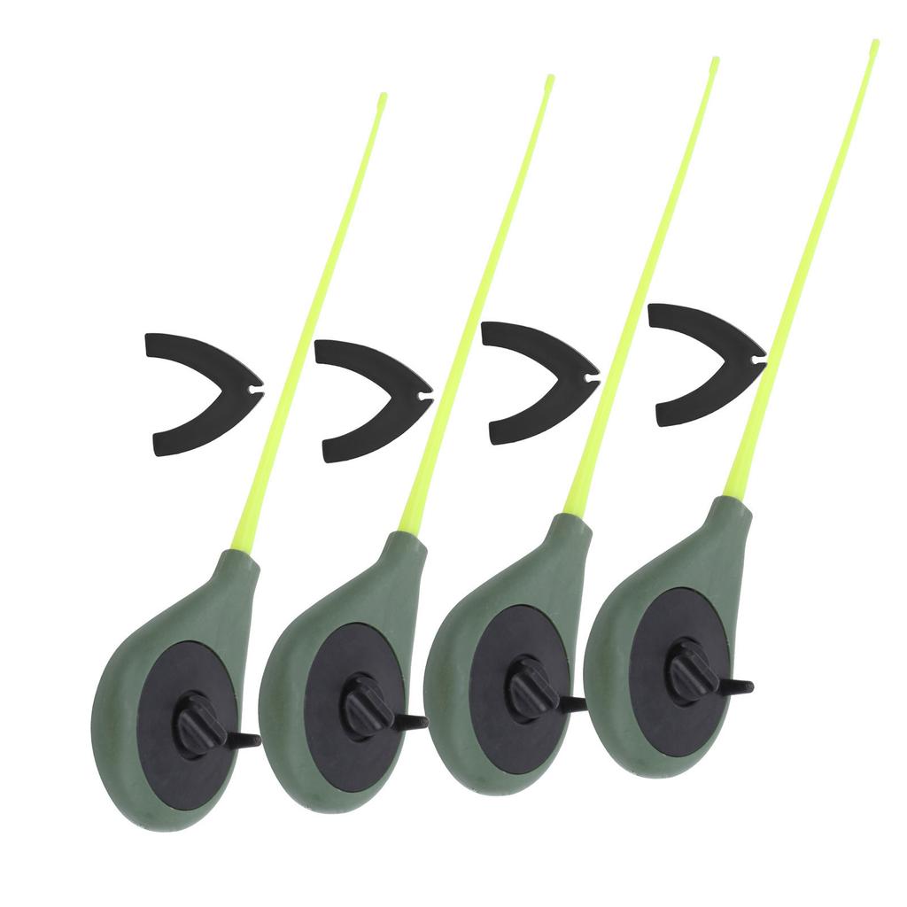 4 комплекта портативных мини-удочек для подледной рыбалки с наконечниками для удилищ, комплект сверхлегких рыболовных принадлежностей