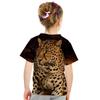 Summer Children Space Galaxy 3D T Shirt Angel Animal Lion Tiger Wolf Leopard Printed Boys Girls T-shirt Kids Fashion Tshirt Tops