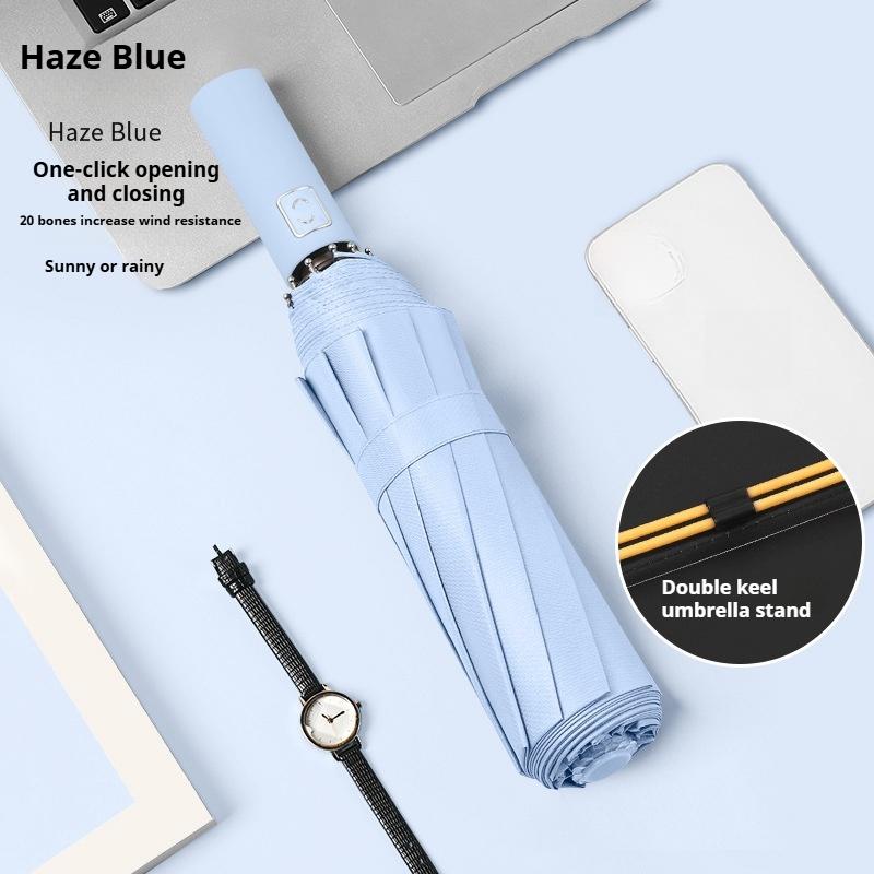 Полностью автоматический двойной большой зонт складной зонт от непогоды и дождя зонт от солнца зонт от солнца зонт 24 кости