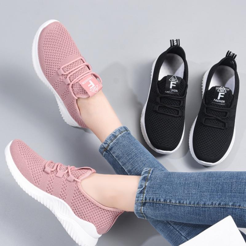 Женская повседневная модная обувь для бега, летающие женские дышащие женские туфли, модные женские кроссовки на мягкой подошве
