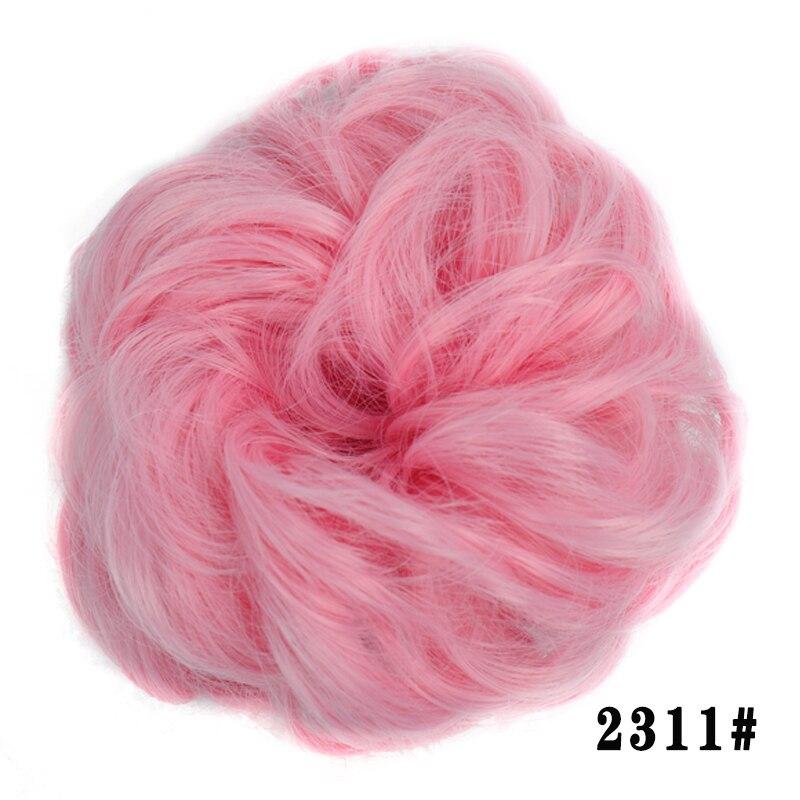 LUPU Резинка для волос шиньон с резинкой, грязный пучок для волос, синтетические натуральные накладные волосы для женщин, высокотемпературное волокно