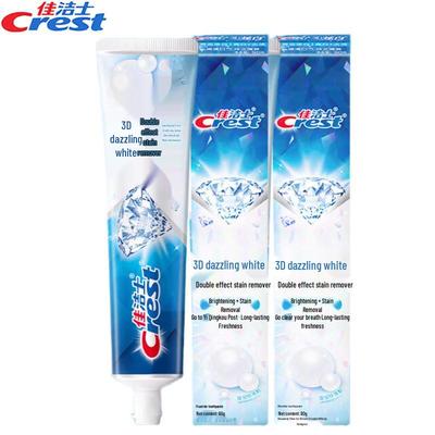 Crest 3D White Отбеливающая зубная паста, двойная упаковка