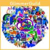 Красочные наклейки Roblox Rainbow Friends Водонепроницаемые Многоразовые Для багажа и многого другого!