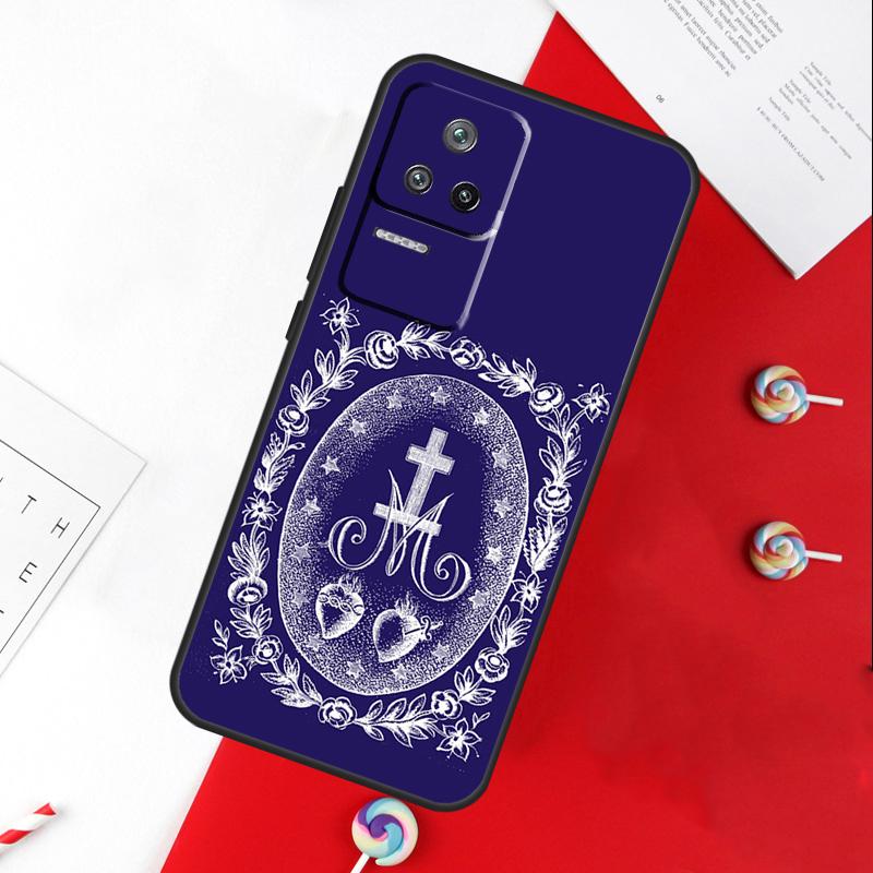 Immaculate Virgin Mary Jesus Cover For Xiaomi 13T 11T 12T 14T Pro 13 14 15 Ultra POCO X7 Pro X3 X5 X6 F5 F6 M6 Pro Case