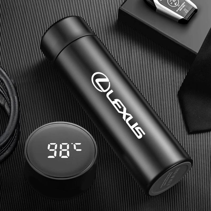 Car Logo Thermos 500ml Leakproof Cup Portable Bottle Accessorie For Lexus IS250 IS200 CT200h GS300 LS430 RX450h LX570 IS300 ES3