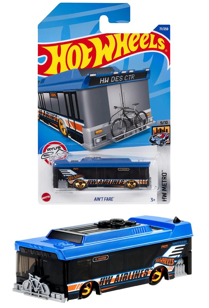 Hot Wheels Basic Car Fair Years Old and HHF25 Blue Ain't [3 Up] 1/64