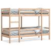 VidaXL Lit superposé 90x200 cm Bois de pin massif, lit mezzanine, cadre de lit superposé, lit superposé en bois 3284218