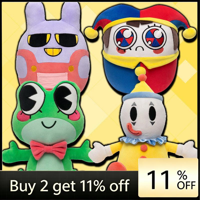 Digital Circus Merch Pomni Plush Doll Jax Soft Plush Figure Stuffed Doll Ragatha Gangle Cartoon Toy Decor Present for Fans