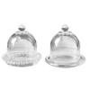 Glass Craft Dessert Storage Stand Transparent Dessert Table Ornaments Cake Serving Tray  Hotels