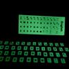 Fluorescent Luminous Keyboard Sticker for Multiple National Languages Luminous Alphabet Keyboard Film
