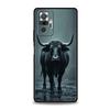 Чехол для телефона с изображением быка для Xiaomi Redmi Note 14 13 12 Pro Plus 5G 9S 9 10 11 4G 14C 13C 12C 10C 9C 9A Мягкий чехол