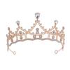 Silver Bridal Crown Metal High-end Headwear Wedding Hair Accessories Headband Winter Party Crown