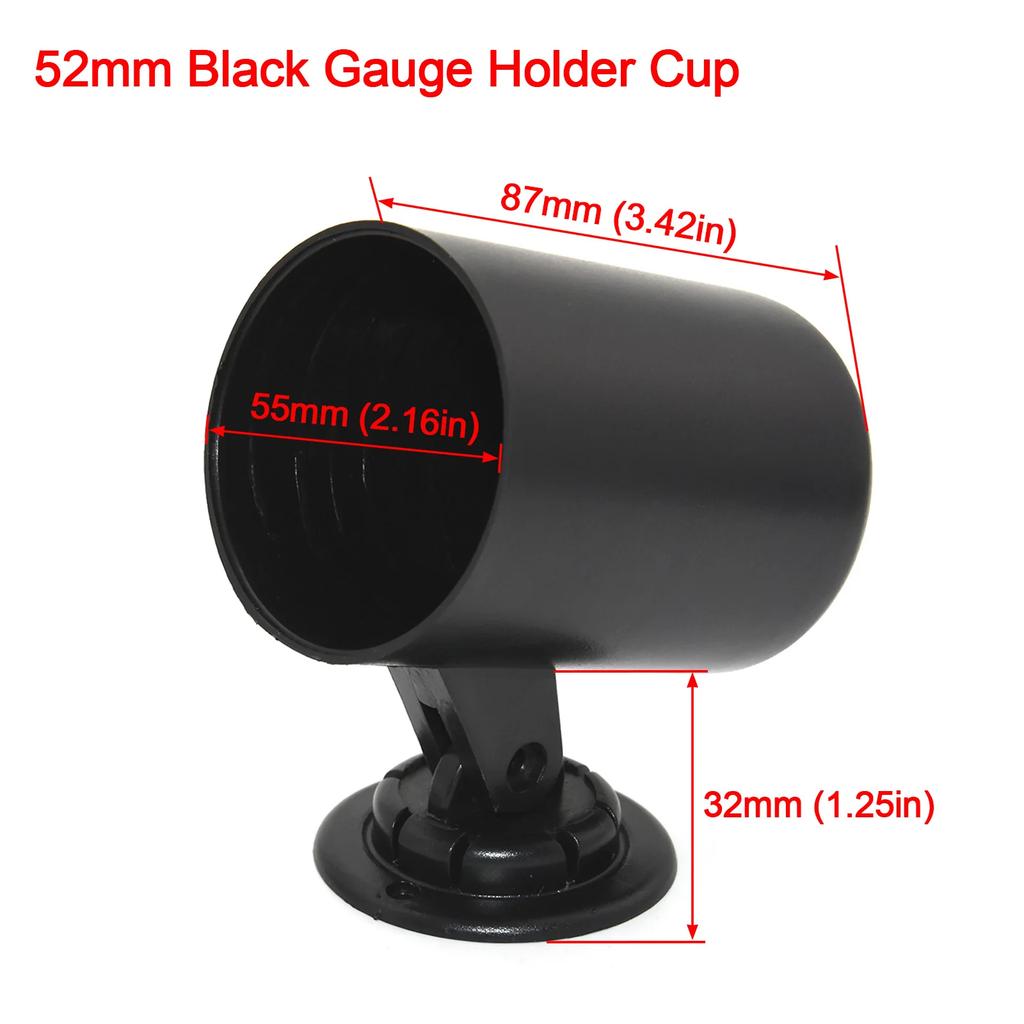 52мм 12В Автомобильный Датчик Давления Масла Температура Воды Температура Масла Вольт Соотношение Воздух-Топливо Буст Температура Выхлопа Светодиодный Индикатор Для 12В Гоночный Датчик