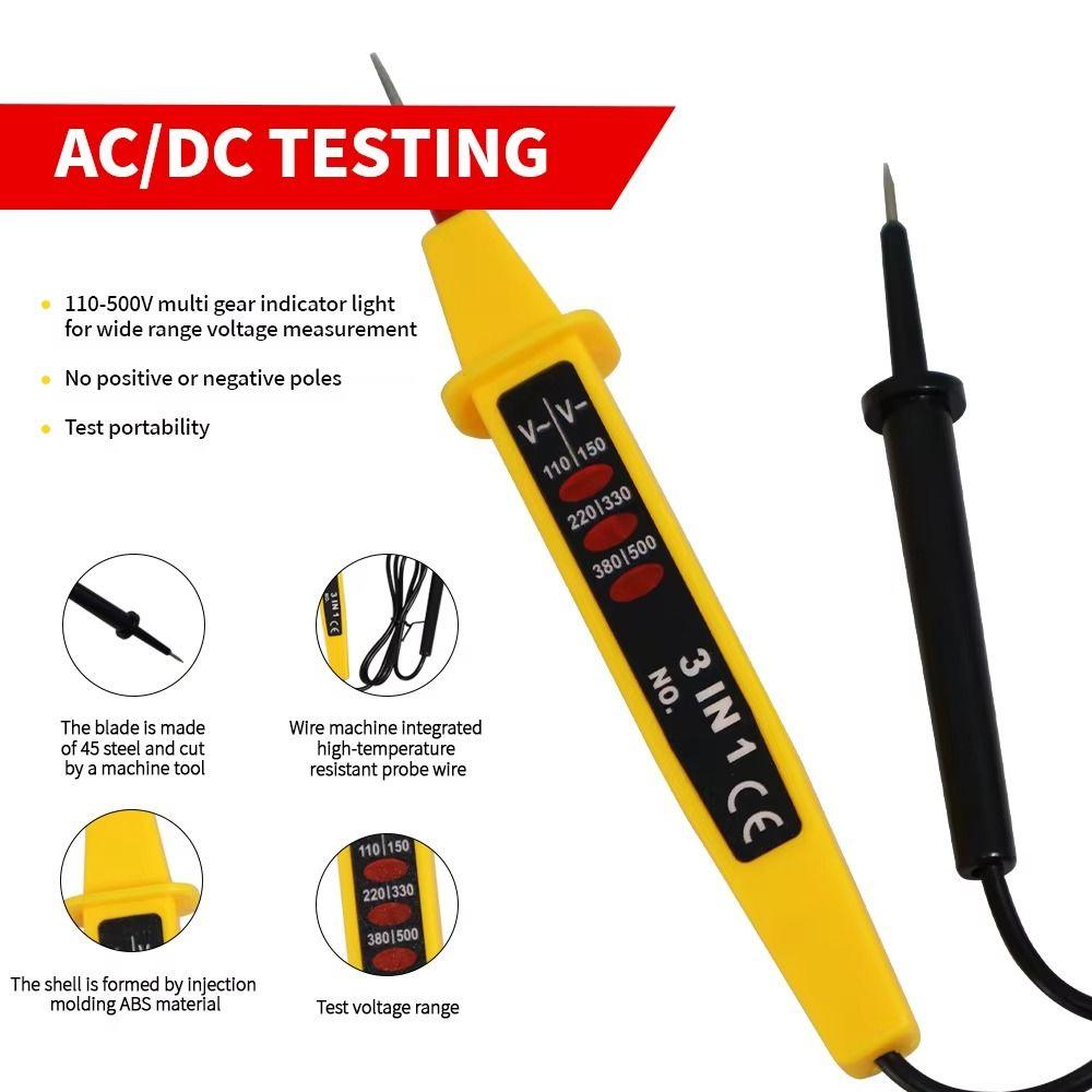 Multifunctional Electric Test Pen Powerful High-Precision Line Detection Pen Contact Test Electrical Circuit Testing