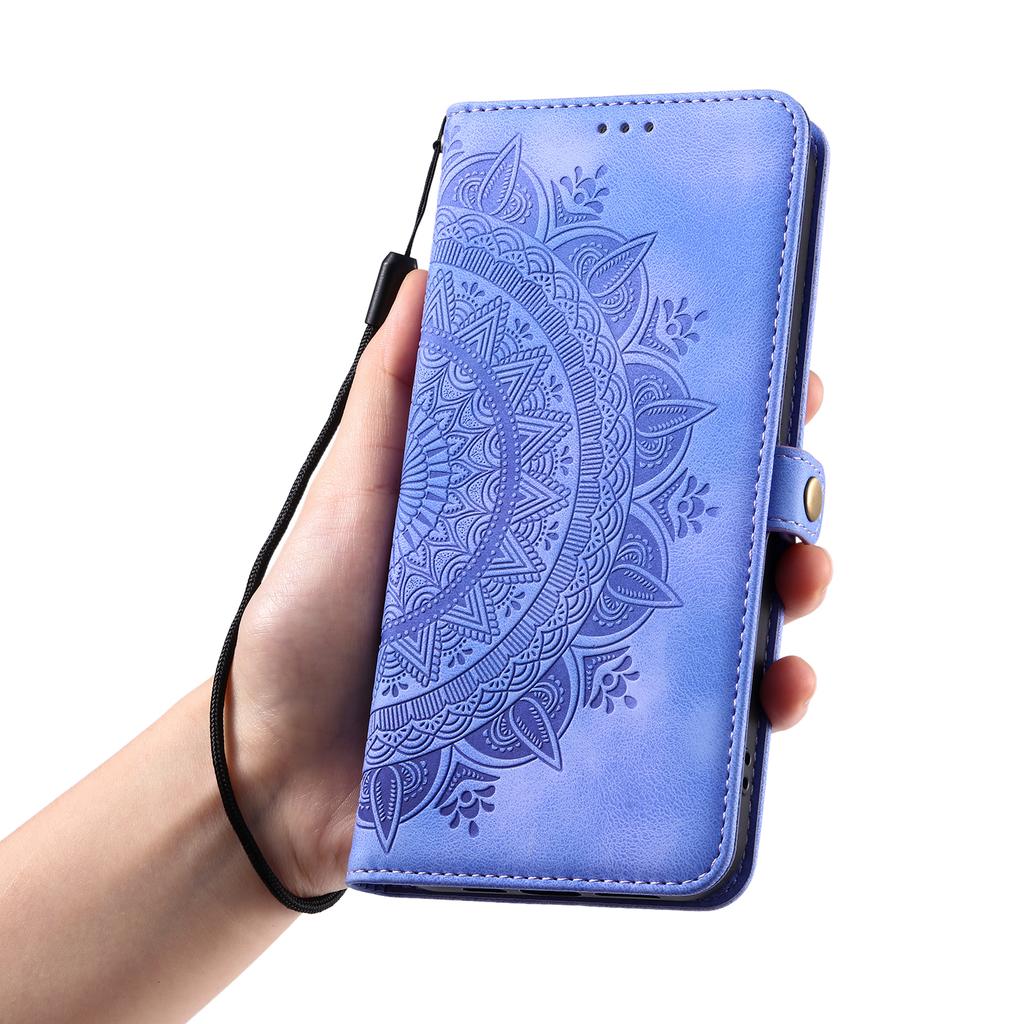 Style 016 For Xiaomi Poco C75 4G/Redmi 14R 5G/14C 4G Case Skin Feel Totem Imprinted Wallet Leather Phone Cover